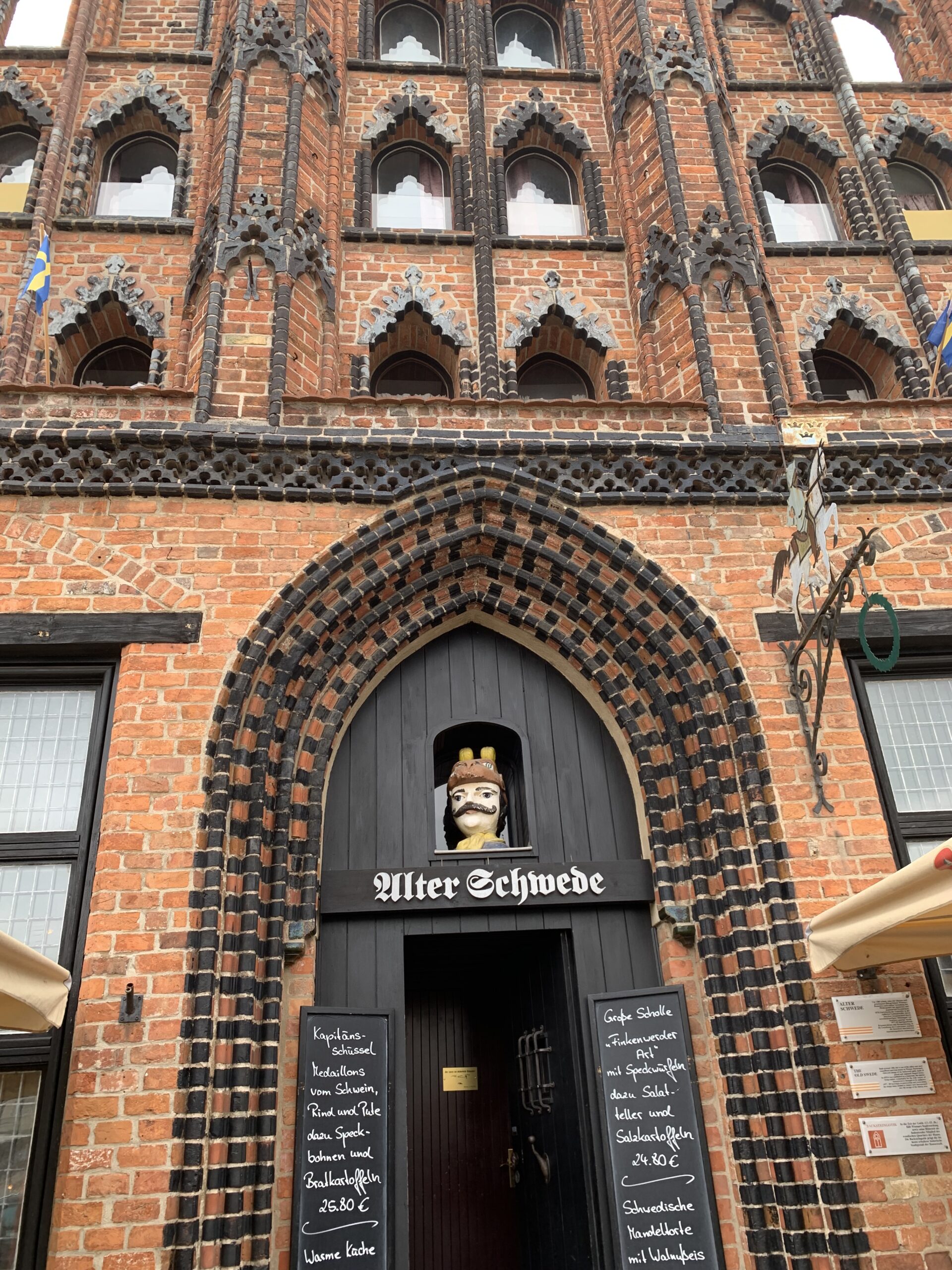 Brick gothic facade of the Alter Swede